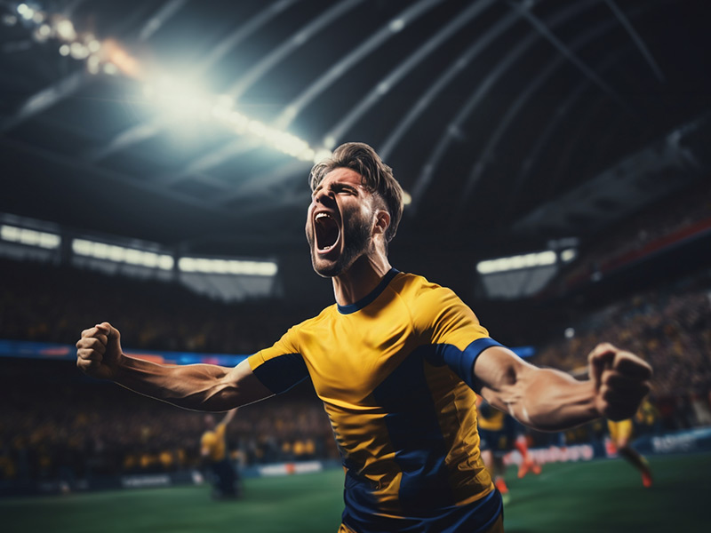 Siuuu！沙明小角度打门完成双响，进球后模仿C罗庆祝动作